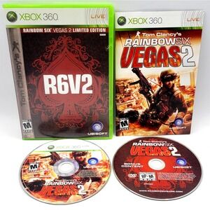 Tom Clancy's Rainbow Six: Vegas‎ 2 Limited Edition (XBOX 360, 2008)